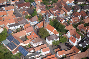 Church in the district Heuchelheim in Heuchelheim-Klingen in the state Rhineland-Palatinate, Germany