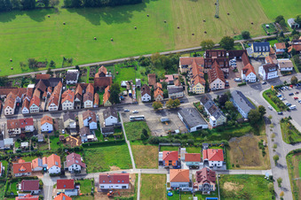 Saarstr in Kandel in the state Rhineland-Palatinate, Germany out of the air