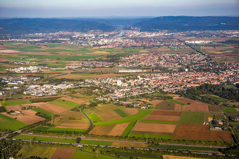 View to Heidelberg in Schwetzingen in the state Baden-Wuerttemberg, Germany