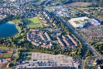 Wilhelm-Peters-Straße in the district Rheinau in Mannheim in the state Baden-Wuerttemberg, Germany