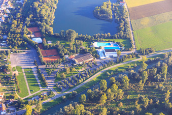Rheinhalle and outdoor pool Ketsch and Tennis Club Ketsch eV in Ketsch in the state Baden-Wuerttemberg, Germany