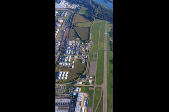 Airport Speyer in Speyer in the state Rhineland-Palatinate, Germany