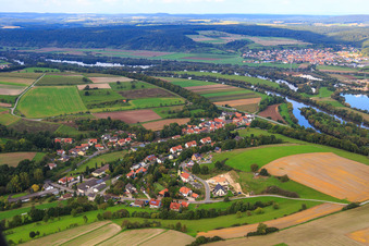 Roßstadter Weg in the district Dippach in Eltmann in the state Bavaria, Germany
