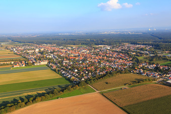 Guttenbergstraße, Burgenring in Kandel in the state Rhineland-Palatinate, Germany