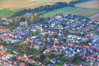 Kirchstr in Freckenfeld in the state Rhineland-Palatinate, Germany
