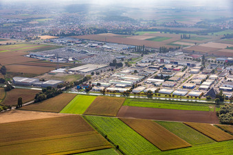 Reichstett, industrial area in Vendenheim in the state Bas-Rhin, France