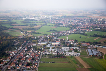 Brumath, Stephansfeld in Stephansfeld in the state Bas-Rhin, France from above