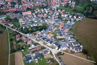 Aerial photograpy of Weitbruch in the state Bas-Rhin, France