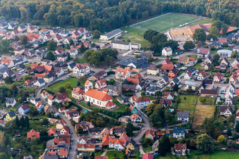 Village view in Schirrhein in the state Bas-Rhin, France