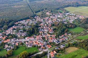 Village view in Schirrhoffen in the state Bas-Rhin, France