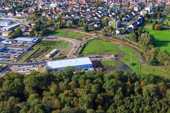 New opening of EDEKA new building on Lauterburger Straße in Kandel in the state Rhineland-Palatinate, Germany