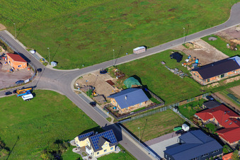 Gereutäcker commercial area in Hatzenbühl in the state Rhineland-Palatinate, Germany