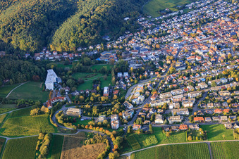 Wine Street, Weißenburger Street and Kurpark Bad Bergzabern in Bad Bergzabern in the state Rhineland-Palatinate, Germany