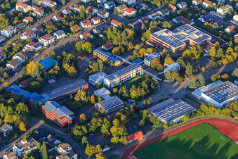 Gymnasium in the Alfred Grosser School Center in Bad Bergzabern in the state Rhineland-Palatinate, Germany
