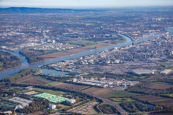 North in the district BASF in Ludwigshafen am Rhein in the state Rhineland-Palatinate, Germany