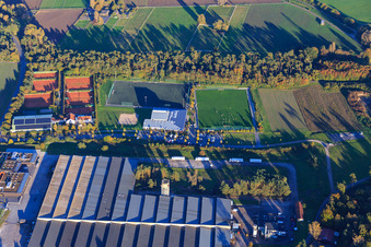 Sports fields of TVGG Lorsch in Lorsch in the state Hesse, Germany