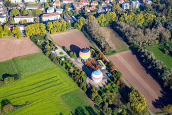 Natural gas storage facility of the municipal utilities in Rastatt in the state Baden-Wuerttemberg, Germany