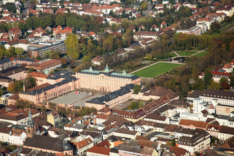 Palace - Residenzschloss Rastatt on the Herrenstrasse in the district Rastatt-Innenstadt in Rastatt in the state Baden-Wurttemberg