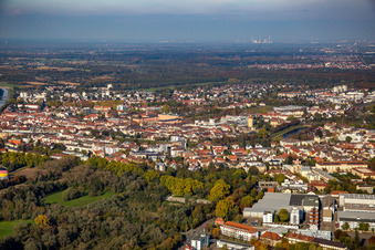 City Park in Rastatt in the state Baden-Wuerttemberg, Germany