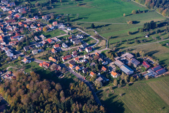 Aerial photograpy of District Freiolsheim in Gaggenau in the state Baden-Wuerttemberg, Germany