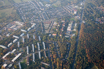 District Nordstadt in Karlsruhe in the state Baden-Wuerttemberg, Germany