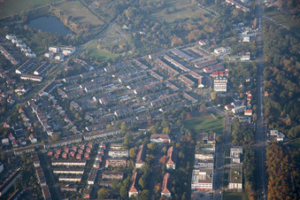 District Neureut in Karlsruhe in the state Baden-Wuerttemberg, Germany