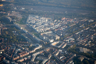 District Südstadt in Karlsruhe in the state Baden-Wuerttemberg, Germany