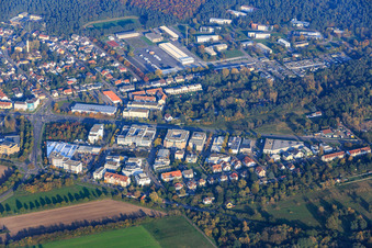 At Sandfeld in the district Neureut in Karlsruhe in the state Baden-Wuerttemberg, Germany