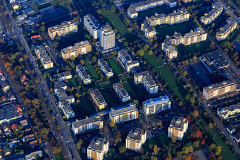 Dürerstr in the district Neureut in Karlsruhe in the state Baden-Wuerttemberg, Germany