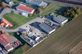 Hohwiller in the state Bas-Rhin, France out of the air