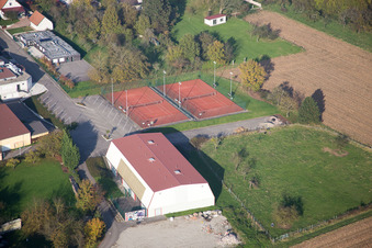 Hatten in the state Bas-Rhin, France out of the air