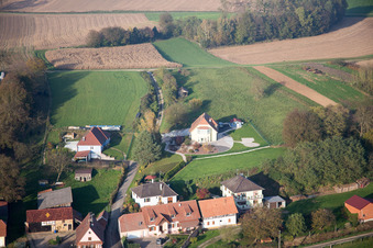 Wintzenbach in the state Bas-Rhin, France out of the air