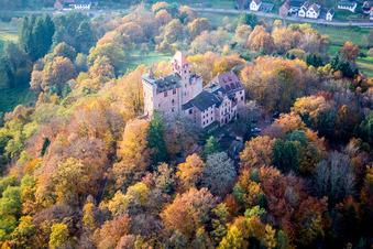 Castle of the fortress Berwartstein in Erlenbach bei Dahn in the state Rhineland-Palatinate