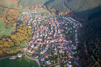 Village view in Vorderweidenthal in the state Rhineland-Palatinate, Germany