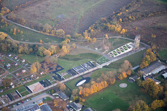 Landau in der Pfalz in the state Rhineland-Palatinate, Germany out of the air