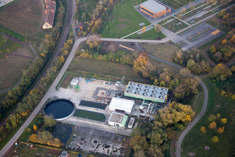 Landau in der Pfalz in the state Rhineland-Palatinate, Germany seen from above