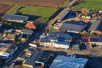 Aerial view of REHA med Gesundheitspark GmbH - Department of Orthopaedics & Neurology in Herxheim bei Landau in the state Rhineland-Palatinate, Germany