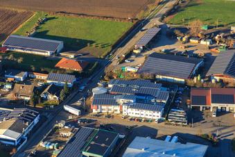 Aerial photograpy of REHA med Gesundheitspark GmbH - Department of Orthopaedics & Neurology in Herxheim bei Landau in the state Rhineland-Palatinate, Germany
