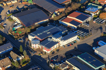 Bird's eye view of REHA med Gesundheitspark GmbH - Department of Orthopaedics & Neurology in Herxheim bei Landau in the state Rhineland-Palatinate, Germany