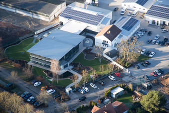 Aerial photograpy of Herxheim bei Landau in the state Rhineland-Palatinate, Germany