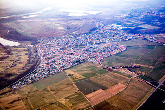 District Linkenheim in Linkenheim-Hochstetten in the state Baden-Wuerttemberg, Germany