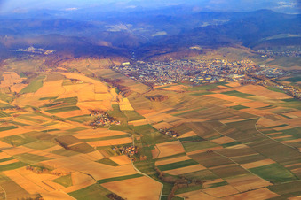 In winter in the district Deutschhof in Kapellen-Drusweiler in the state Rhineland-Palatinate, Germany
