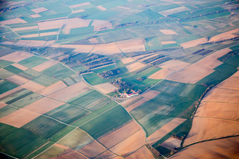 Workshop for Assisted Living of hidden Talents GmbH in the district Haftelhof in Schweighofen in the state Rhineland-Palatinate, Germany from the plane