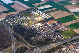 Reception facility for asylum seekers Speyer (AfA) In the former Bundeswehr barracks in the district Rinkenbergerhof in Speyer in the state Rhineland-Palatinate, Germany