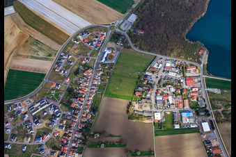 Commercial area in the Fahrgärten in Waldsee in the state Rhineland-Palatinate, Germany