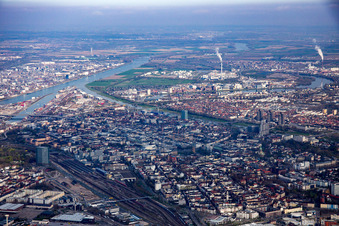 District Innenstadt in Mannheim in the state Baden-Wuerttemberg, Germany