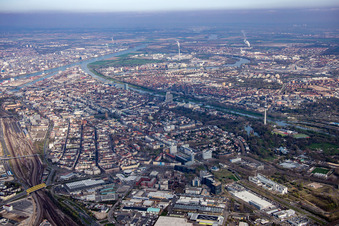 District Schwetzingerstadt in Mannheim in the state Baden-Wuerttemberg, Germany