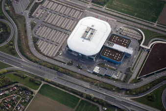 SAP Arena in the district Hochstätt in Mannheim in the state Baden-Wuerttemberg, Germany