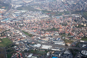 District Käfertal in Mannheim in the state Baden-Wuerttemberg, Germany