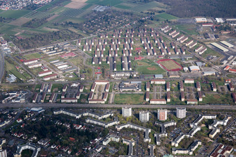 Benjamin Franklin Village in the district Käfertal in Mannheim in the state Baden-Wuerttemberg, Germany